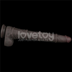 LoveToy Nature Cock Gode Iksel Cock 34 x 6 cm Marron